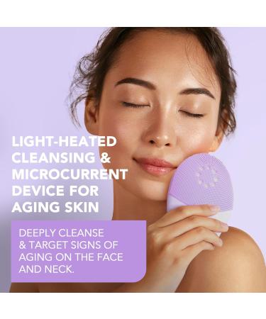 FOREO Luna 4 Plus Facial Cleansing Brush + LED Red Mask - Antiaging Face Massager for Sensitive Skin - Buy Online on SooperMarket.com