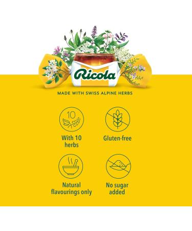 Ricola No Sugar Added Lemon Mint Cough Suppressant Throat Drops 18 Count Box - Buy Online on SooperMarket.com