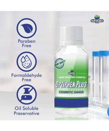 Optiphen Plus Preservative - Natural Paraben-Free Water Soluble for DIY Cosmetics & Lotions (60ml - Buy Online on SooperMarket.com