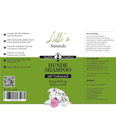 Lillis Naturals Dog Shampoo with Pump Cap - Eco-Friendly & Gentle Pet Care | Shop Internationally - Buy Online on SooperMarket.com