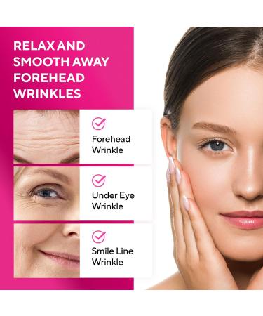 Silicone Face & Forehead Wrinkle Patches - Anti-Wrinkle Treatment for Smile Lines & Under Eyes (5pcs) | Best Nasolabial Folds Solution - Buy Online on SooperMarket.com