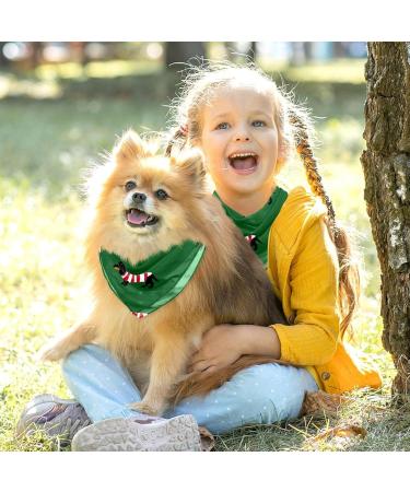 Stylish Dachshund Motif Dog Handkerchiefs - Triangular Scarf Bibs for Small to Large Pets | 2-Piece Multi-Colored Set - Buy Online on SooperMarket.com