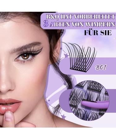 Premium 156 PCS Lash Extension Set - Individual Eyelashes Adhesive Mascara Brush & Applicators for DIY Extensions (B01 Kit) - Buy Online on SooperMarket.com