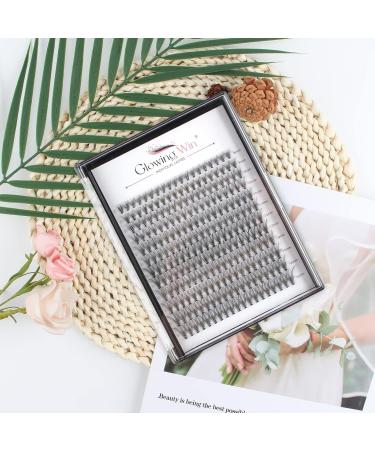 Glowing Win Cluster Eyelashes - 228Pcs Natural Individual Lash Extensions (0.07D 20D Mix 8-15mm) for DIY At-Home Applications - Buy Online on SooperMarket.com