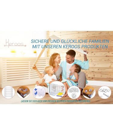 Keroos Plasterprint Baby Hand & Foot Set with Letter Stencils | Premium Wooden Frame | Safe Plexiglass | Ideal for Pets | Shop Internationally - Buy Online on SooperMarket.com
