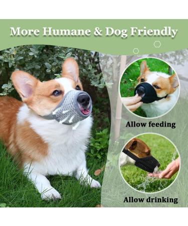 Breathable Dog Muzzle for XXS to XXL Adjustable Muzzles for Chihuahua Beagle & Golden Retriever | Prevent Biting & Chewing - Buy Online on SooperMarket.com