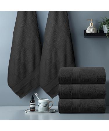 Softolle 100% Cotton Luxury Bath Sheets - Set of 2 - 600 GSM - Eco-Friendly & Highly Absorbent - Oeko-Tex Certified - 35 x 70 Inches - Grey - Buy Online on SooperMarket.com