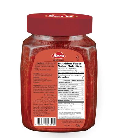 Sera Hot Pepper Paste 25.4 Oz (2 PACK) - No Sugar, No Preservatives | Adds Unique Spicy Flavor | Ideal for Spreading or Sandwiches - Buy Online on SooperMarket.com