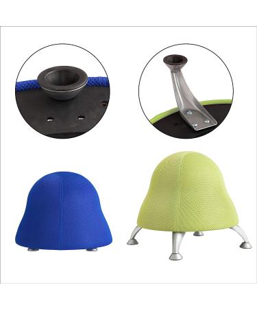 Safco Products 4755BL Runtz Ball Chair - Black Licorice - Anti-Burst Exercise Ball - Active Seating - Buy Online on SooperMarket.com
