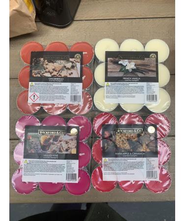 72 wickford & co Mixed Selection of tealight scents Try Them All