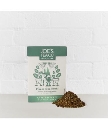 Joe's Tea Organic Proper Peppermint - 80g Loose Tea - Buy Online on SooperMarket.com