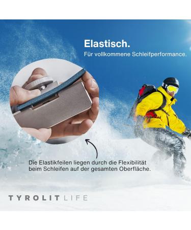 Tyrolit Life Premium Elastic File Set - Ski & Snowboard Edge Grinder for Perfect Tuning - Buy Online on SooperMarket.com