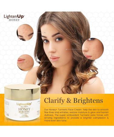 Lightenup Honey Skin Brightening Cream - 4.4 fl oz - Fade Dark Spots & Hyperpigmentation with Shea Butter & Premium Honey - For Face, Body, Knees, Elbows - Buy Online on SooperMarket.com