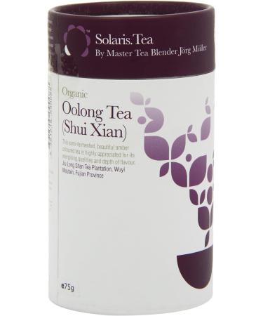 Organic Solaris Tea Loose Whole Leaf Oolong Shui Xian 75g Green Tea - 220ml (Pack of 1) - Buy Online on SooperMarket.com