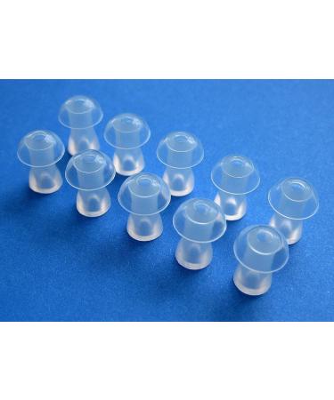 Hiibaby 10 Small (S) Soft Replacement Mushroom Domes Eartips Earbuds for Touching Motion Nitro Aquaris Siemens Life Lotus 12P 13P 13SP 23P 23SP 23M BTE (Behind the Ear) Hearing Aids - Buy Online on SooperMarket.com