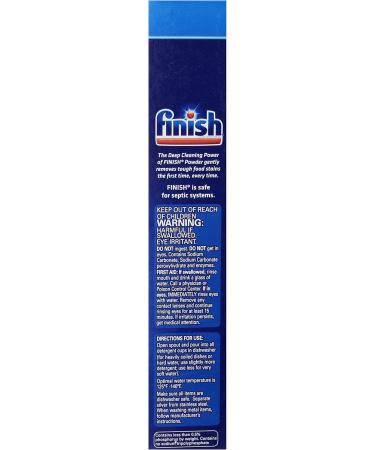 Finish Powder Automatic Dishwasher Detergent Orange Fresh Scent 75 Ounces (Pack of 6) - Buy Online on SooperMarket.com