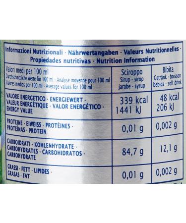 Fabbri 1905 Mint Syrup - Natural Mint Flavor for Drinks Ice Toppings & Baking | 560ml International Shipping - Buy Online on SooperMarket.com