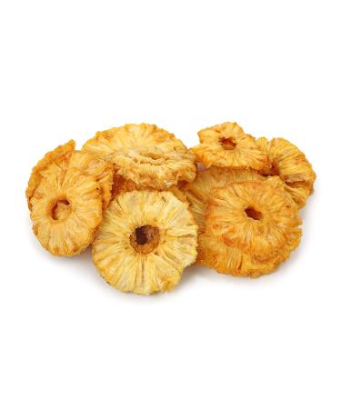 Yupik Organic Dried Pineapple Rings 1 lb - Non-GMO, Vegan, Gluten-Free - Buy Online on SooperMarket.com