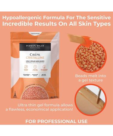 Cirepil Cristalline Wax Beads 800g - Hypoallergenic & Rosin-Free Formula for Sensitive Skin - Unscented Gel Texture - 28.22 oz Bag - Buy Online on SooperMarket.com