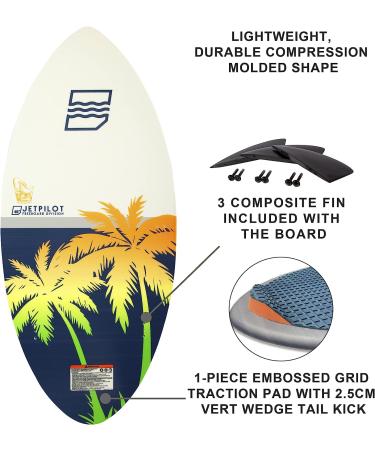 Jet Pilot Glass Slipper 52in Wake Surfboard - High Performance Water Sports Gear - Buy Online on SooperMarket.com