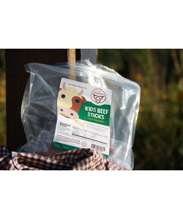 Mission Meats Kids Snacks Sugar Free Grass Fed Beef Sticks Gluten Free Paleo Healthy School Snacks for Kids Meat Sticks Beef Jerky Zero Sugar Protein Snacks Keto Snacks Snack Packs Lunch Snacks Tasty Original Grass Fed Beef Kids Sticks 0.5 Ounce (Pack of  - Buy Online on SooperMarket.com