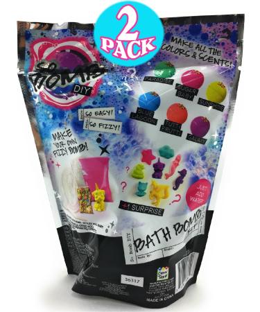 So Bomb Make Your Own (DIY) Fizzy Bath Bomb Mystery Packs with Surprise Inside - 2 Pack - Buy Online on SooperMarket.com