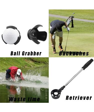 Prowithlin Stainless Extendable Golf Ball Retriever Bundle | 2 Grabbers, 9ft Telescopic Pole | Lightweight, Golf Gifts for Men - Buy Online on SooperMarket.com