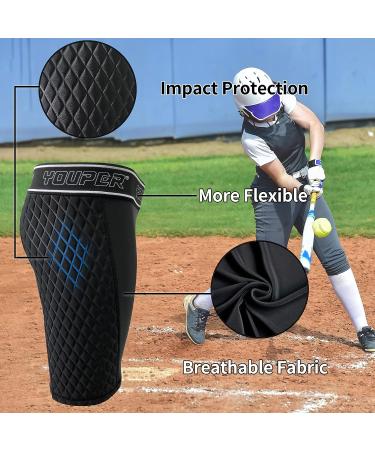 Youper Youth Girls Classic Compression Softball Sliding Shorts - Padded Sliders, Black/White (Large) - Buy Online on SooperMarket.com