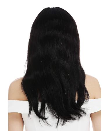 WIG ME UP DW-2198-HH-MF-1B | Human Hair Black Lace Front Long Straight Ladies Wig - International Shipping Available - Buy Online on SooperMarket.com