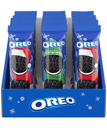 OREO Chocolate Sandwich Cookies, 12 - 4 oz Christmas Cookies Stocking Stuffer Snack Pack