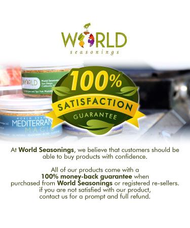 World Seasonings Variety 8 Pack - Greek, Italian, French Fry, Mexican, Chipotle, Curry, Mediterranean, BBQ Dry Rub - Buy Online on SooperMarket.com