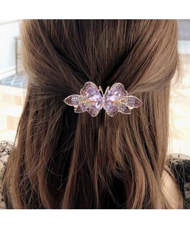 OSALADI Rhinestone Hair Clip Gem Hair Barrettes Bridal Hair Barrettes French Barrette Hair Clips Spring Clip Barrettes Wedding Hair Clip Hair Barrettes for Women Wild Jewelry Miss Metal - Buy Online on SooperMarket.com