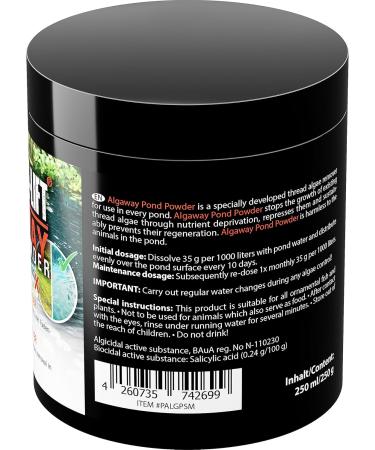Microbe-Lift Pond Algaway Powder 250g - Effective Thread Algae Remover | Environmentally Friendly Algae Control for Ponds - Buy Online on SooperMarket.com