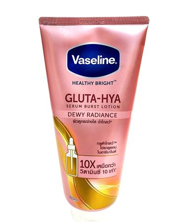 Vaseline Gluta - Hya Dewy Radiance Serum Burst Body Lotion  Size 300ml (Pack Of 1)  white  10.14 Fl Oz