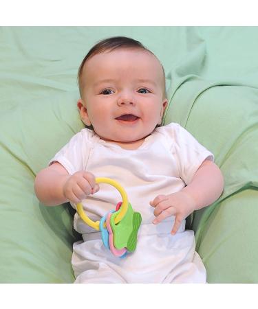 Green Sprouts Teething Keys | Safe, Durable Rattle for Teething & Learning - Buy Online on SooperMarket.com