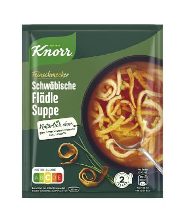 Knorr gourmet Swabian fl rle soup delicious fast hearty soup without taste -enhancing additives 15x 2 plates Swabian fl rle 2 pieces (15 pack)