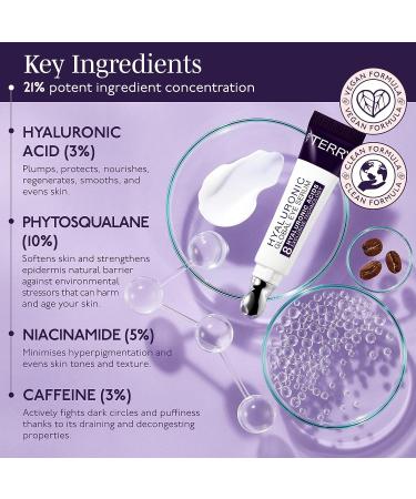 By Terry Hyaluronic Global Eye Serum - Dark Spot Corrector & Anti-Aging - Vegan Formula - 0.5 fl oz - Buy Online on SooperMarket.com