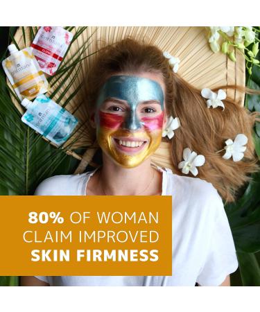 Orientana - Glow Face Mask Golden Aralia & Turmeric | Natural & Vegan | Hydrating Moisturising Glowing Soothing Brightening Normal Skin | Anti Ageing Wrinkle & Redness Reducer - 30ml - Buy Online on SooperMarket.com