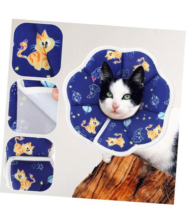 Sosoport Soft Cone for Cats Cat Donut Cat Cone Alternative Cat Cones After Surgery Waterproof Composite Cloth 26.00X26.00X0.70CM As Shown - Buy Online on SooperMarket.com
