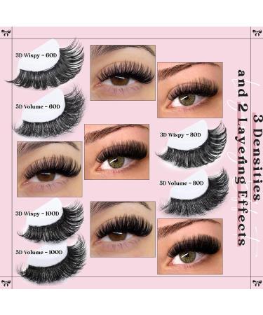 Goddvenus Lash Clusters - 480pcs Mixed Styles 14-20mm | Fluffy Wispy D Curl Faux Mink Eyelash Extensions | Waterproof DIY Volume Lashes - Buy Online on SooperMarket.com