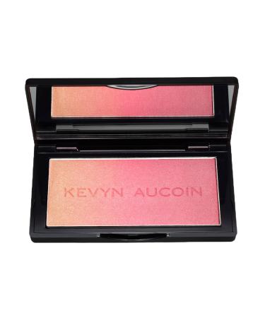 Kevyn Aucoin The Neo-Blush  Rose Cliff: Blush makeup compact. Trio palette of gradient colors. Blends pearl  satin & matte finishes for highlighting cheeks. Personalized looks. Natural to pop of color ROSE CLIFF (Peachy ...