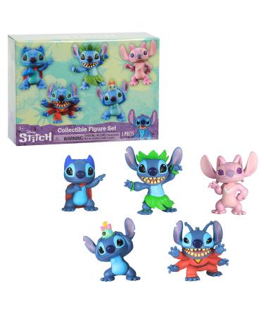 Disneys Lilo & Stitch Collectible Stitch Figure Set, 5-pieces, by Just Play , Blue