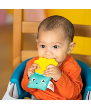 Bright Starts Side of Smiles French Fries Teether | BPA Free Crinkle Textures | Unisex 3 Months+ - Buy Online on SooperMarket.com