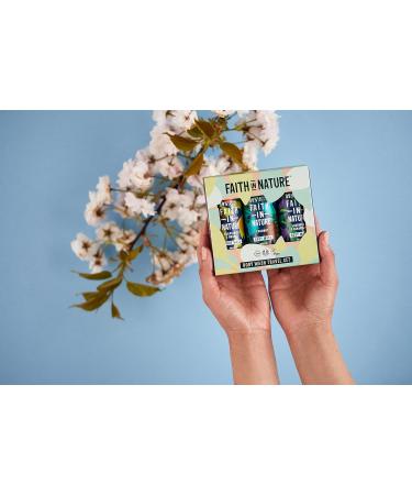 Faith In Nature 3 x 100ml Natural Body Wash Travel Gift Set - Vegan & Cruelty Free - No SLS or Parabens - Buy Online on SooperMarket.com