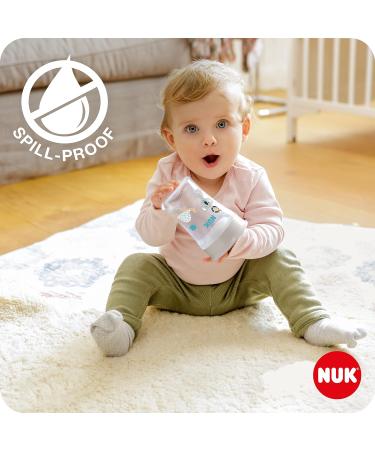 NUK Magic Cup Sippy Cup | 360 Anti-Spill Rim | BPA-Free | 230ml | Blue Cat | 8+ Months | Leak-Proof | 1 Count - Buy Online on SooperMarket.com