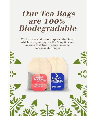 English Tea Shop Organic Luxury Gift Tin - 72 Tea Bag Sachets - 6 Different Flavours. 136 g - Buy Online on SooperMarket.com