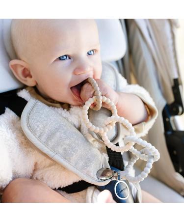Ryan & Rose Cutie Clinks Attachable Teether - Neutral Chew Toy for Babies - Buy Online on SooperMarket.com