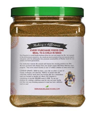 Jiva Organics Organic Garam Masala Powder 1lb Bulk Jar - Non-GMO, Salt-Free Indian Spice Blend - Buy Online on SooperMarket.com