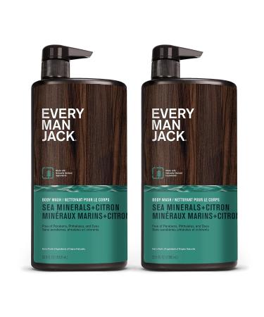 Every Man Jack Men's Hydrating Body Wash with Marine Extracts and Coconut Oil - 33.8 fl. oz. (Pack of 2) - Buy Online on SooperMarket.com