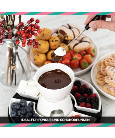 Food Crew 900g Belgian Dark Chocolate for Fondue & Fountains - 10 Individually Packaged Portion Bags - Perfect for New Year's Eve Celebrations - Buy Online on SooperMarket.com